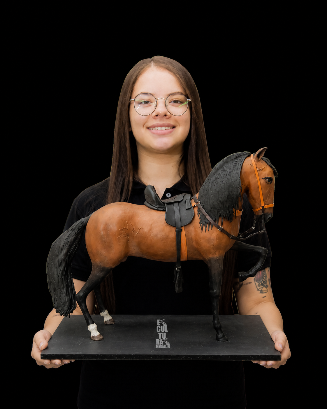 ESCULTURA CABALLO DE 40CM DE ALTO