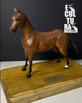 ESCULTURA MEDIANA CABALLO A CUATRO PATAS