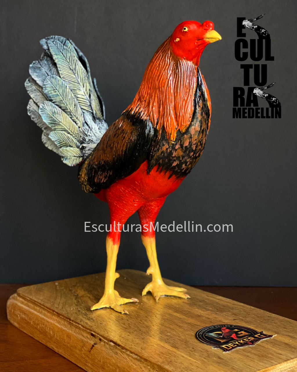 GALLO FINO 25 CM PERSONALIZADO