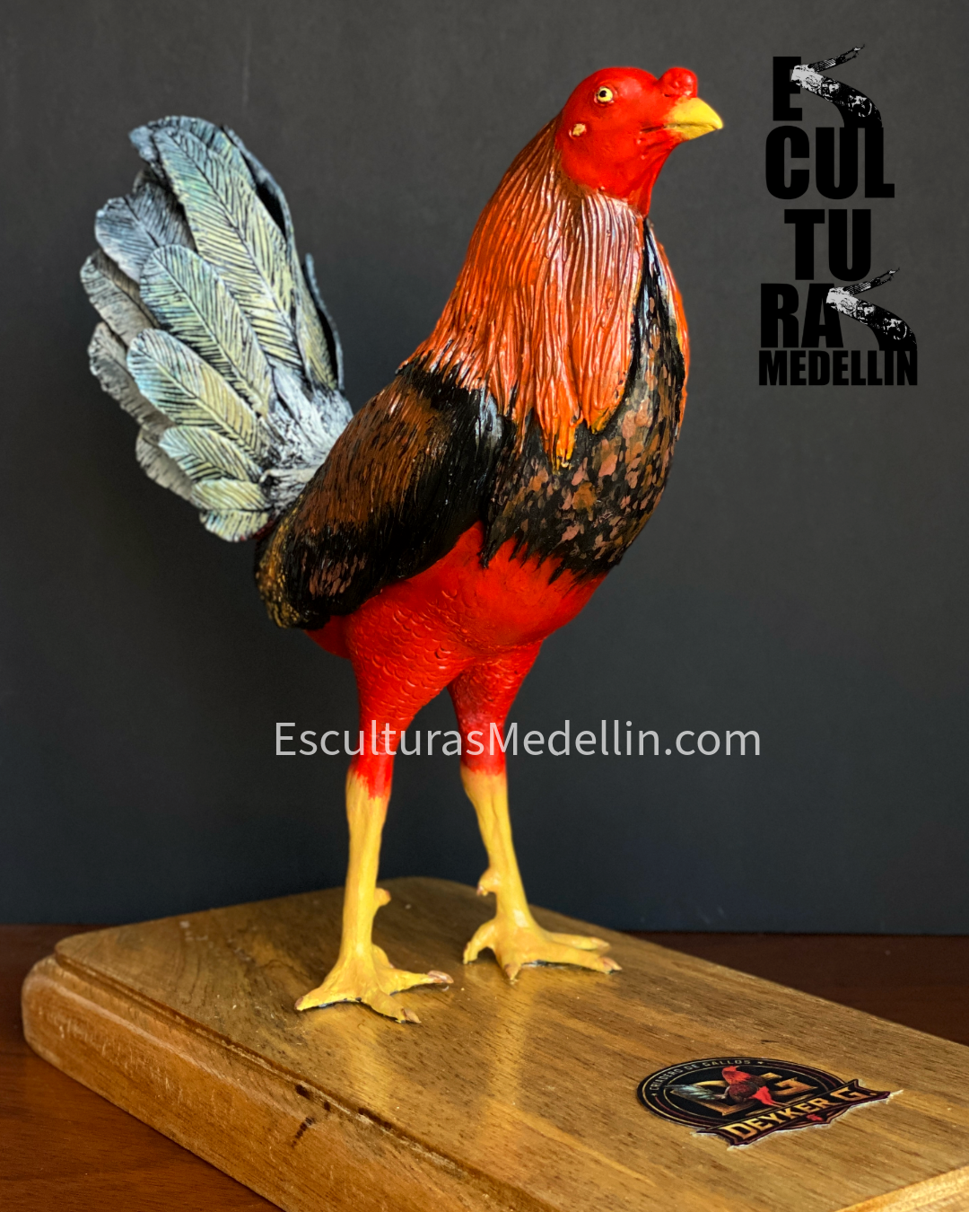 GALLO FINO 25 CM PERSONALIZADO