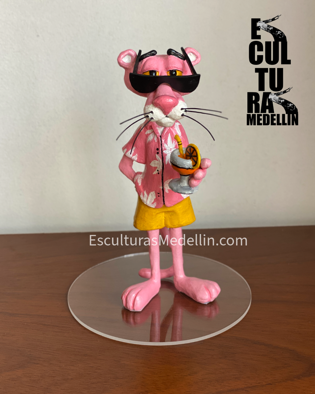 PANTERA ROSA 20 CM PERSONALIZADA