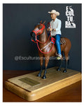 CABALLO CRIOLLO CON MONTADOR