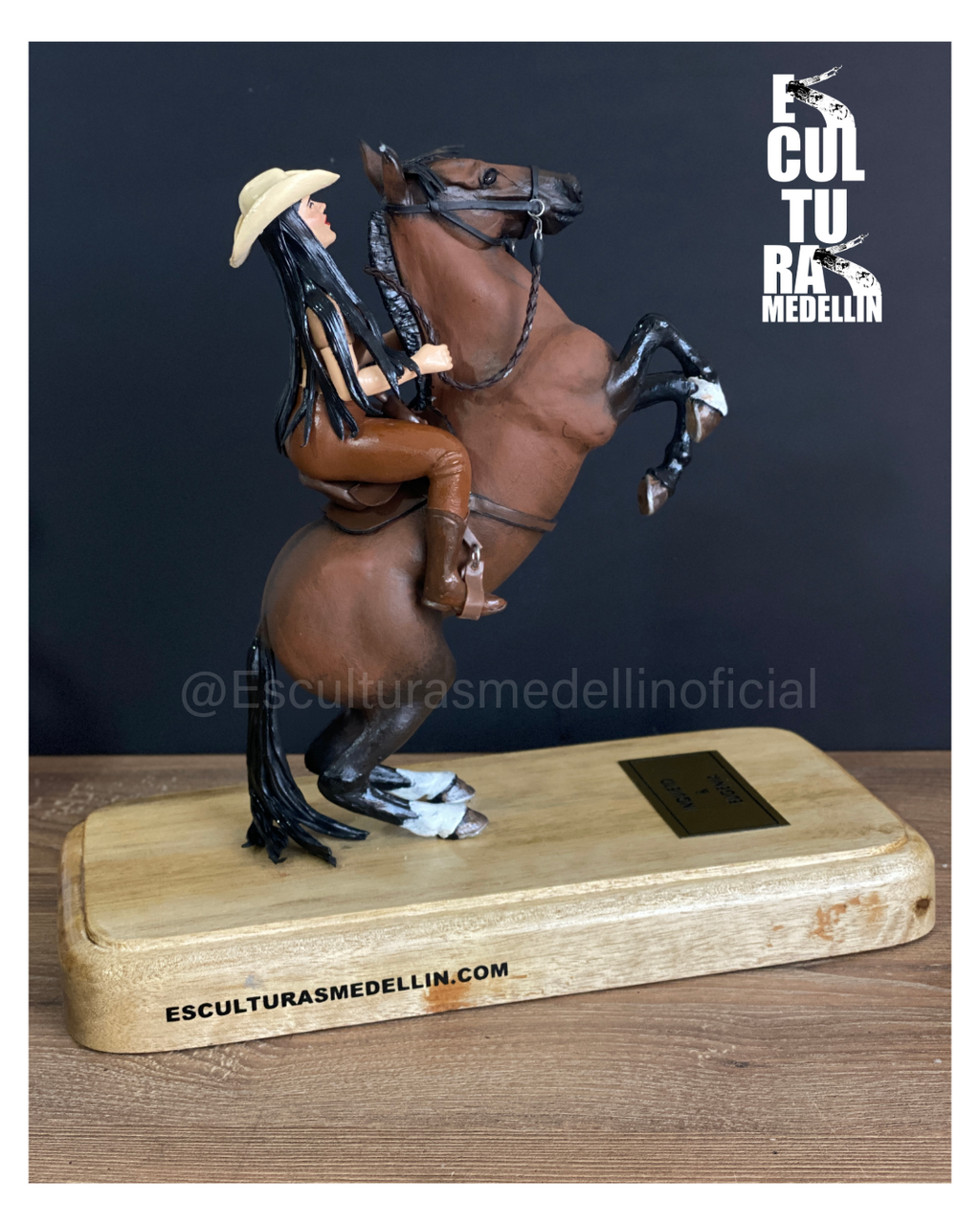 CRIOLLO COLOMBIANO A DOS PATAS Y SU AMAZONA PERSONALIZADA