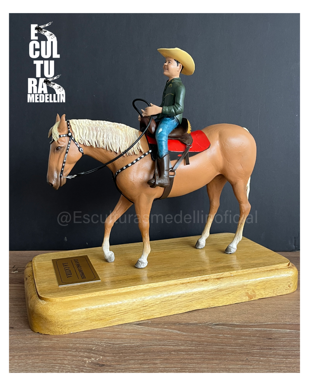 VAQUERITO EN SU YEGUA CUARTO DE MILLA