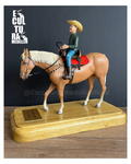 VAQUERITO EN SU YEGUA CUARTO DE MILLA