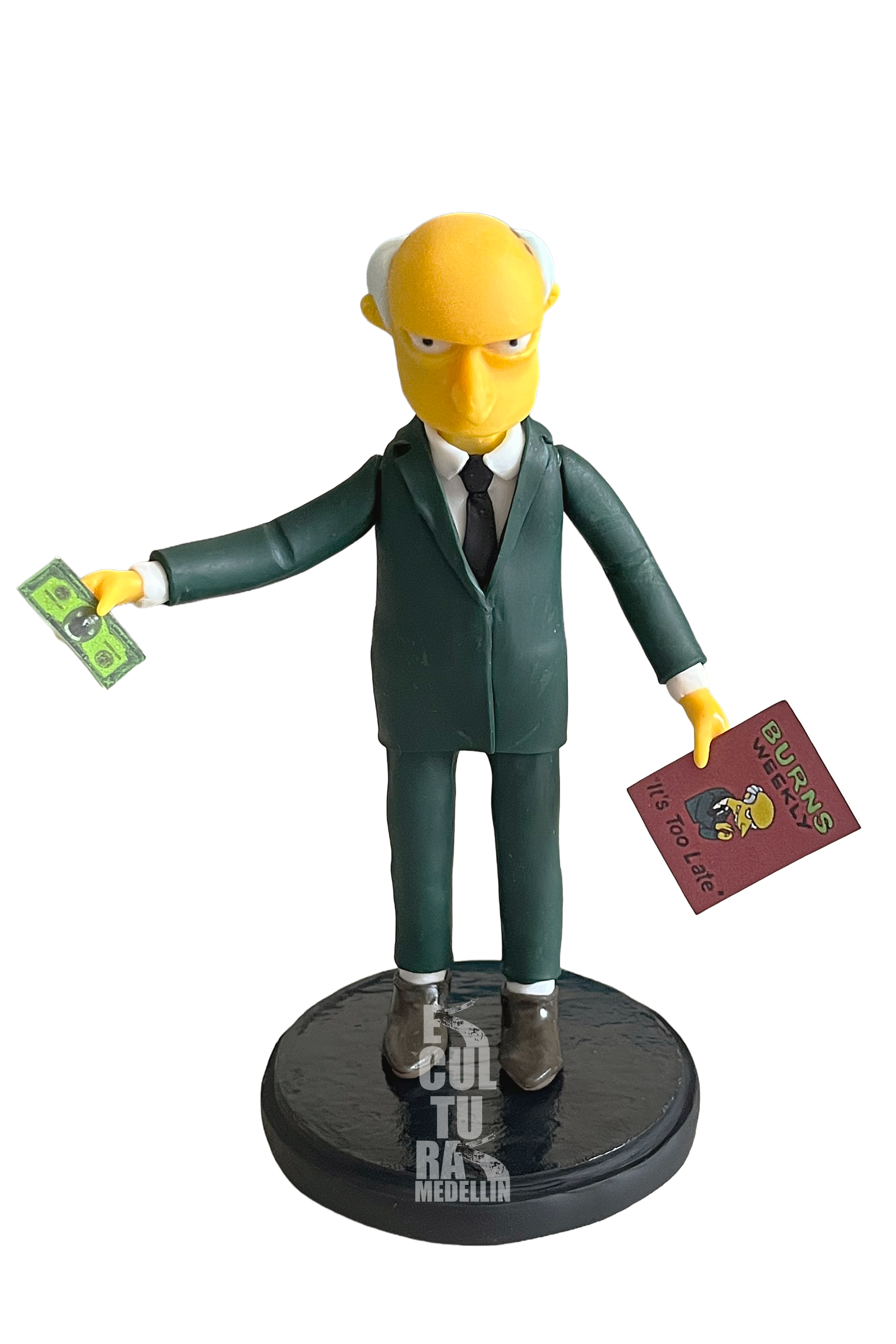 ESCULTURA PEQUEÑA DE MONTGOMERY BURNS