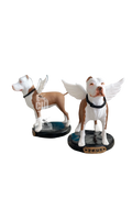 ESCULTURA PEQUEÑA PERRO PITBULL