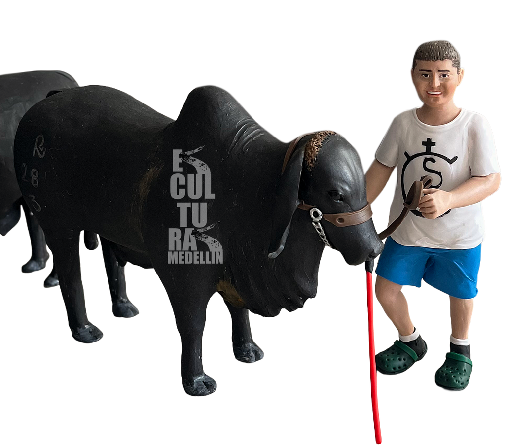ESCULTURA BRAHMAN Y DUEÑOS