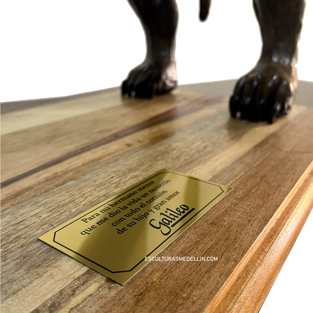 ESCULTURA MASCOTA GRANDE